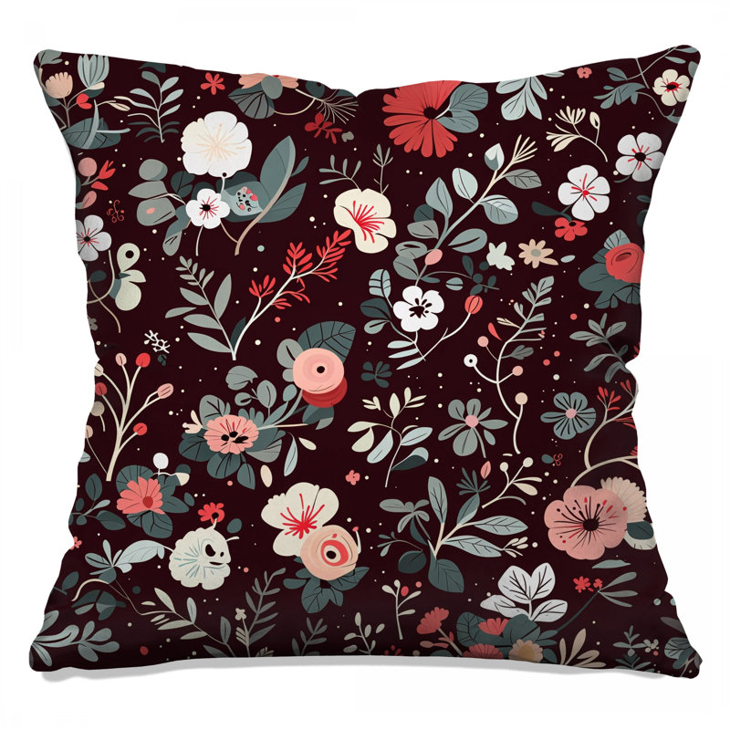 Coussin Floral, 20 x 20 inches