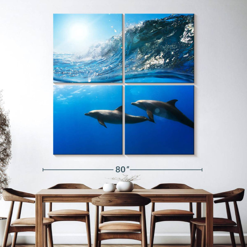 Brampt Dolphin Twosome, 74" H x 74" W