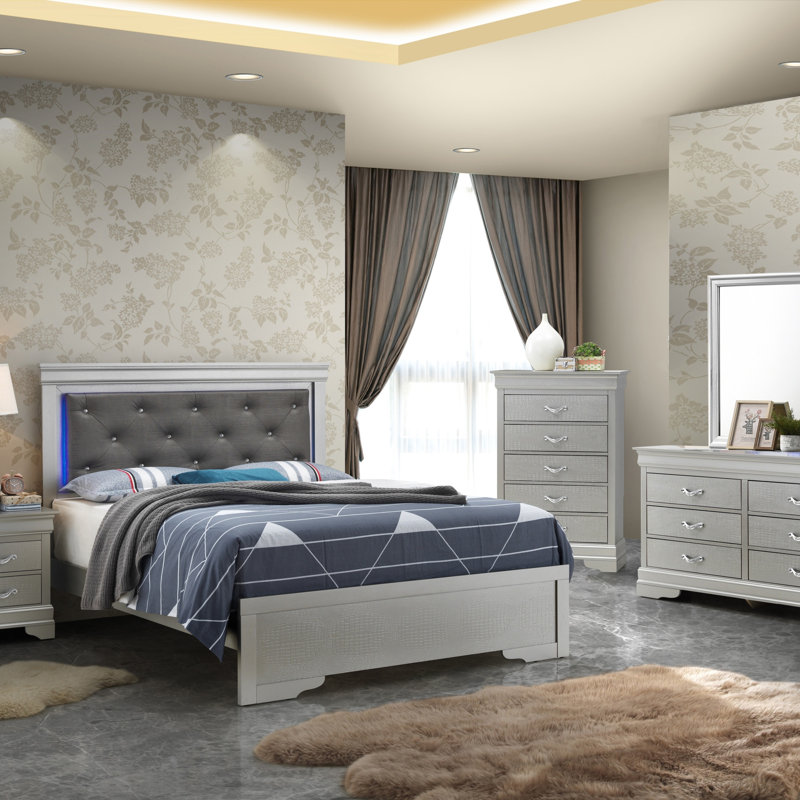 Lit Lorana G6500C-TB3, Grand, Argent