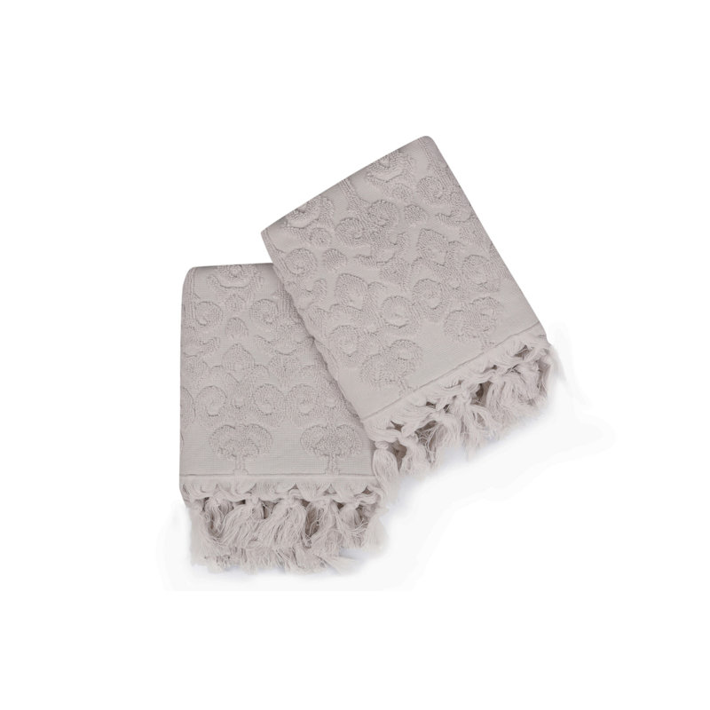 Aliette Midweight Hand Towel, Ecru