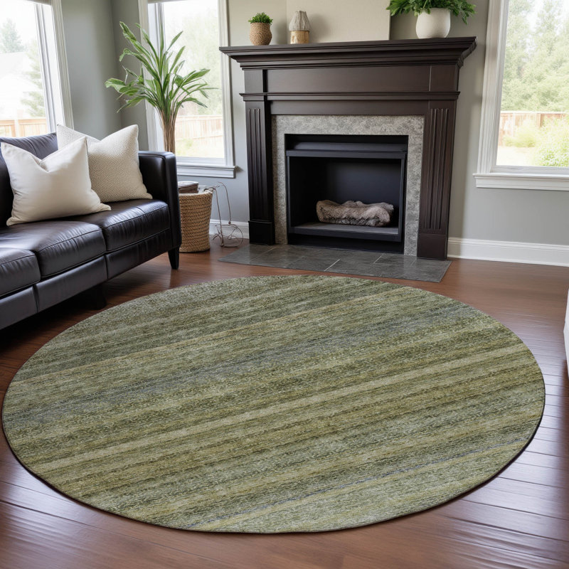 Tapis de qualité supérieure lavable à la machine Mayfield AMF1167, Rond 8 pi