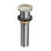 Moen Spring Loaded Push Button Bathroom Drain Assembly, Without Overflow