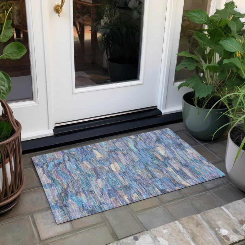 Tapis intérieur / extérieur Corbin ACN2266, Rectangle 1 pi 8 po x 2 pi 6 po