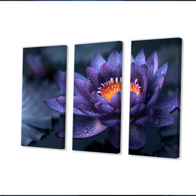 Mauve, gris, lotus mystique, Bloom II