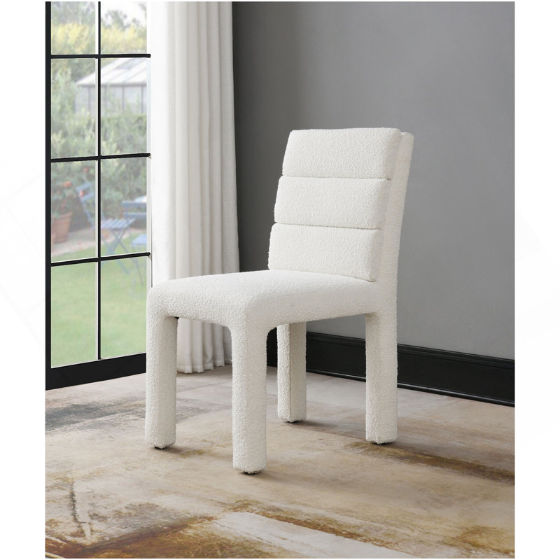 Ensemble de 2 chaises d'appoint Hettie Beige Boucle