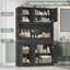 Armoire de salle de bain autoportante 70,5 po avec 6 portes à persiennes et 2 tiroirs-778321185