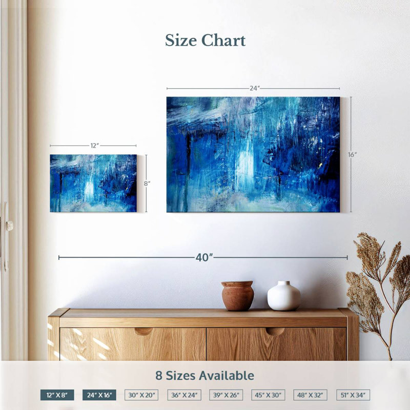 Avery Navy Blue Abstract