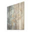 «Minimalist Granite Grape Leaves I», art mural en bois sur bois de pin naturel-896066736