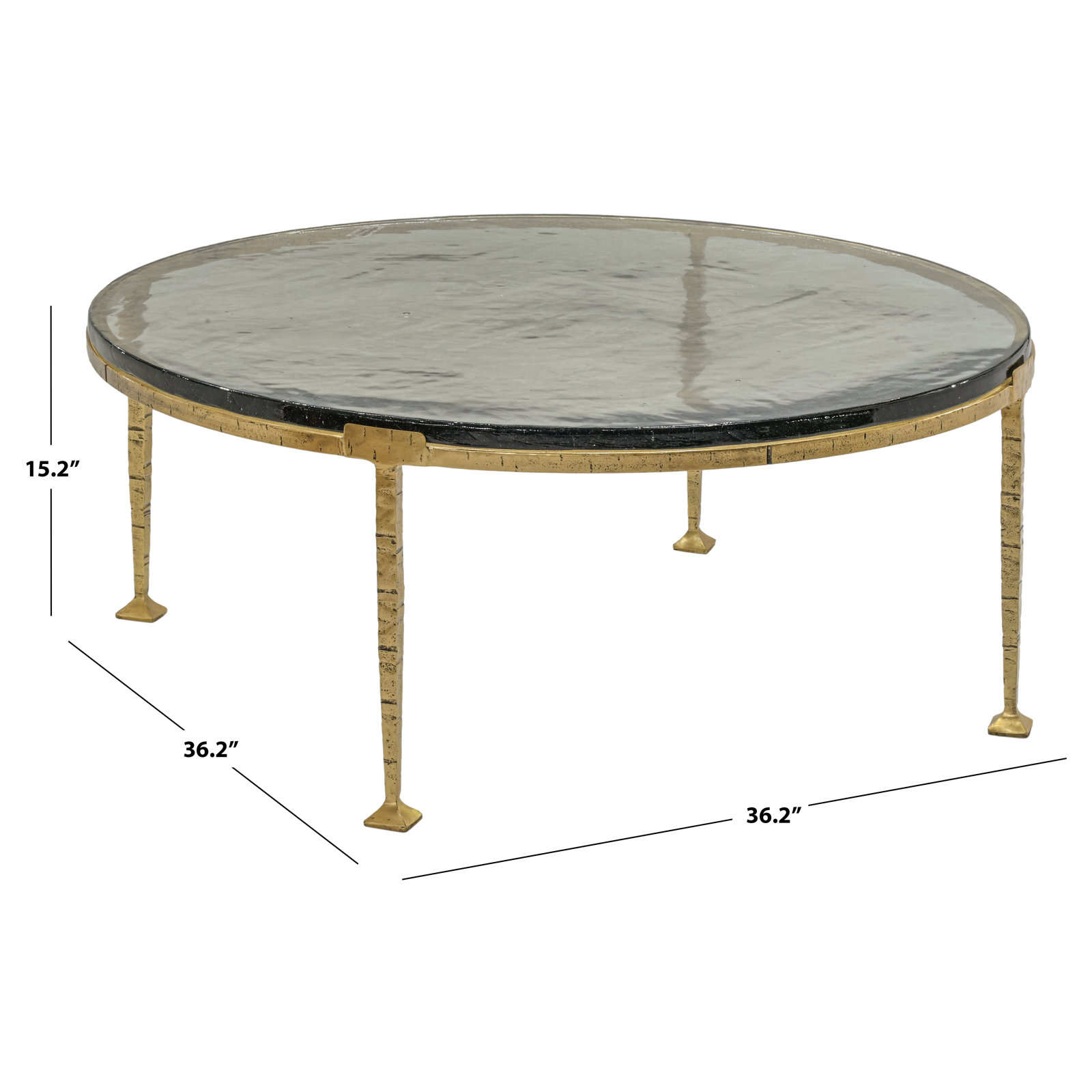 Castino 36" Glass Coffee Table