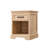 18'' Farmhouse Nightstand with Charging Station and Drawer-12258848