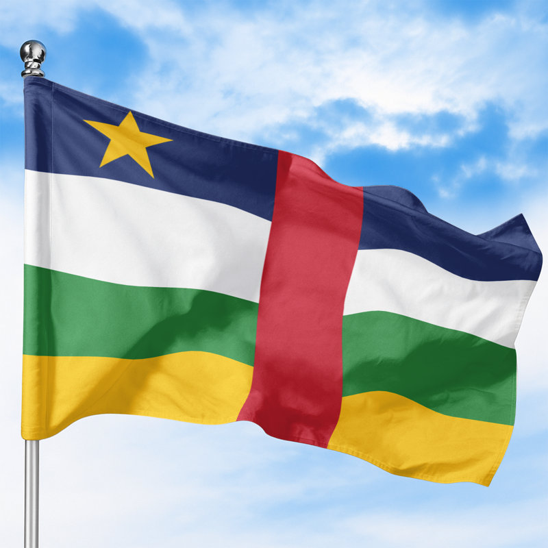 Drapeau d'extérieur de l'Angola (30 x 45 cm) - Polyester durable et résistant à la décoloration, double couture, œillets en laiton - Impression HD - Fabriqué aux États-Unis