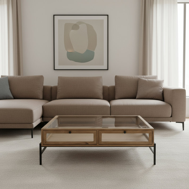 Table basse Karalee, Brown