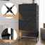 Commode 6 tiroirs, noir-1767798097