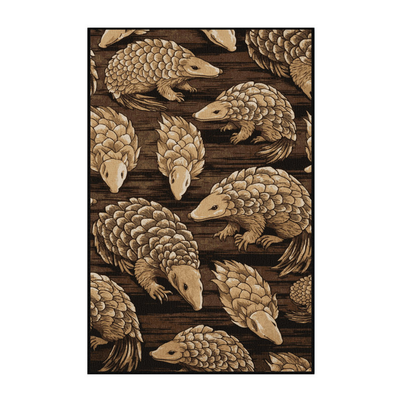  Tapis lavable Pangolin, Rectangulaire 2 pi x 3 pi