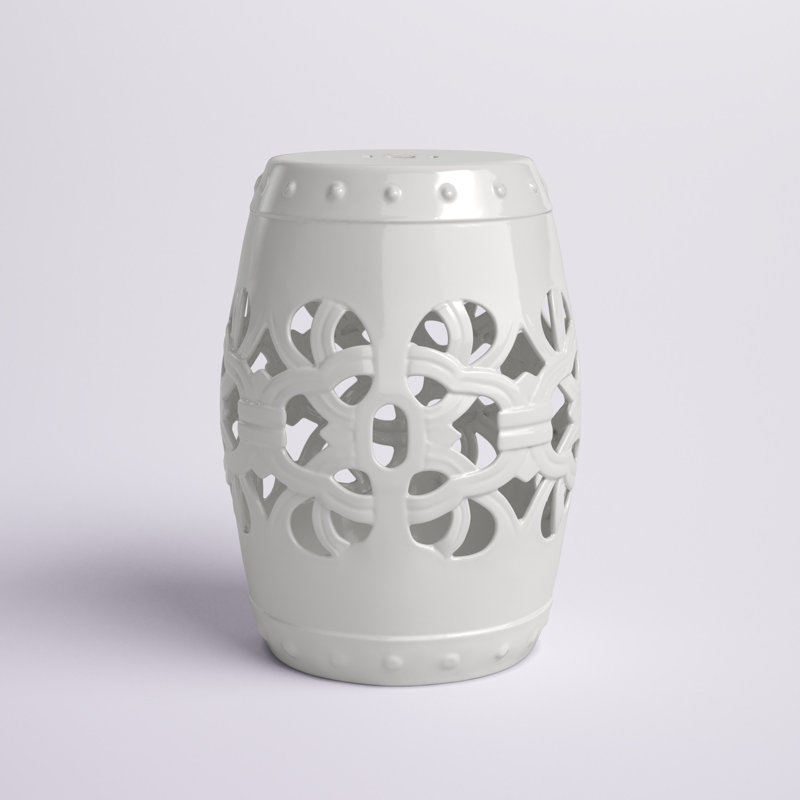 Tabouret de jardin Fetterman, Blanc cassé