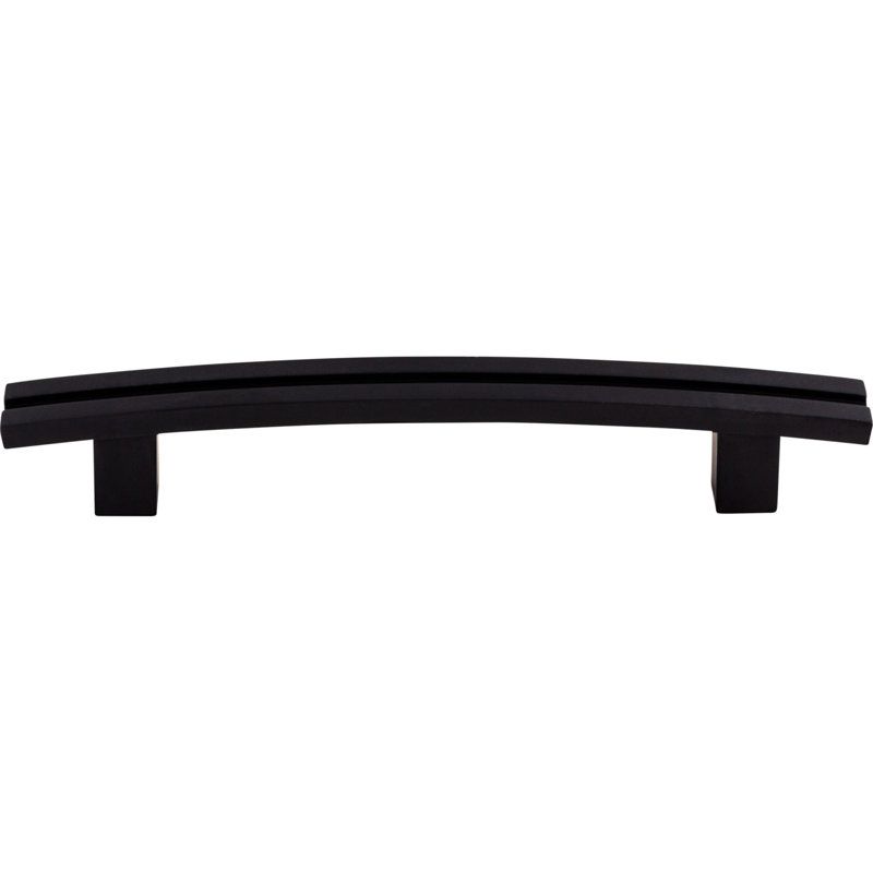 Inset Rail 5" Center to Center Bar Pull, Black