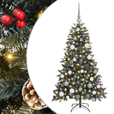  Arbre de Noël artificiel vert 47,2 po PVC