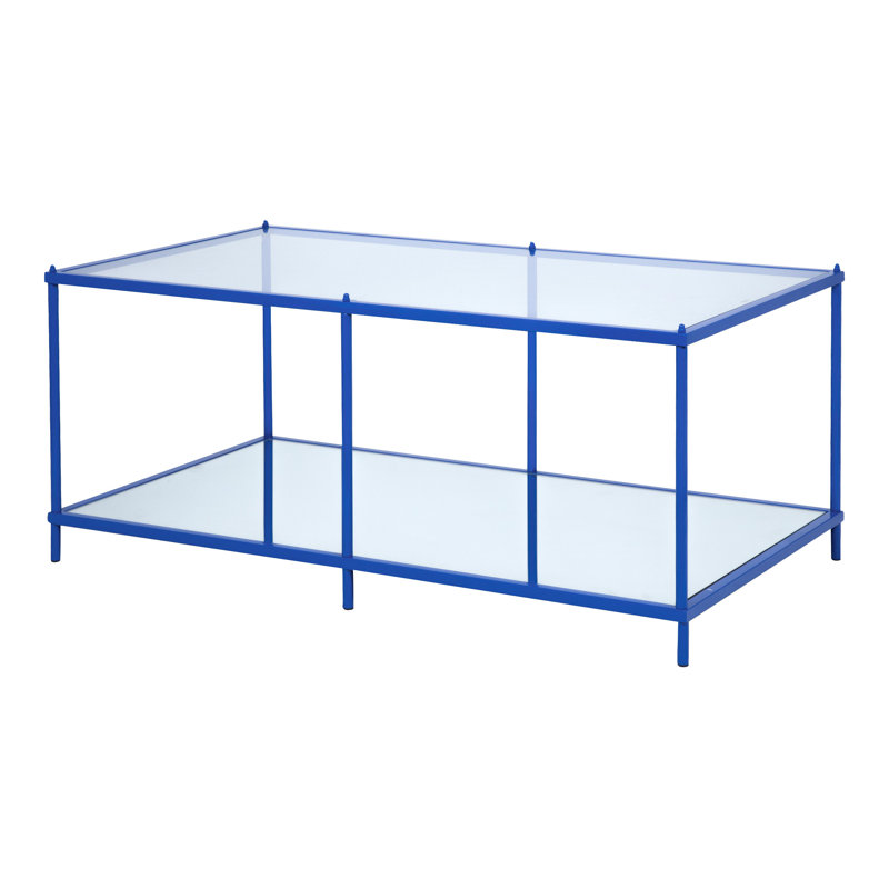 Florentine Single Coffee Table, Blue