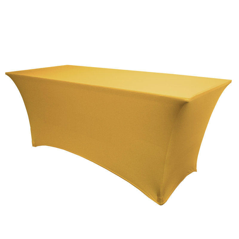 Ultimate Textile Rectangular Tables- 36" H, 48" x 24", 5, Gold