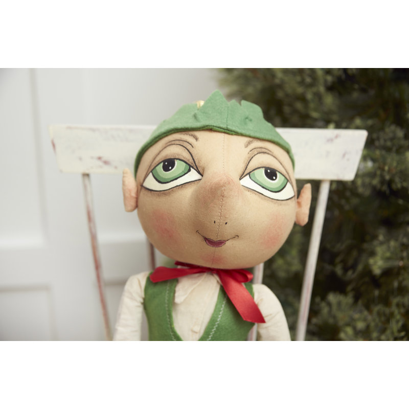 Figurine d'art de Noël Bartholomew Elf Joe Spencer Gathered Traditions