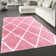 Curtavious Geometric Shag Area Rug
