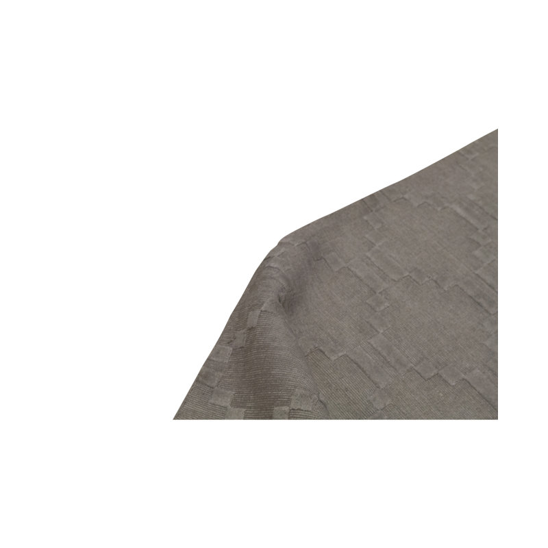 Cotton Geometric Area Rug in Brown