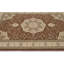 Harpersville Oriental Area Rug in Brown/Ivory