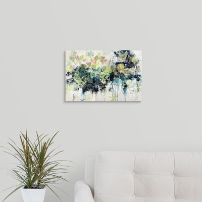« joyful jungle », peinture sur toile