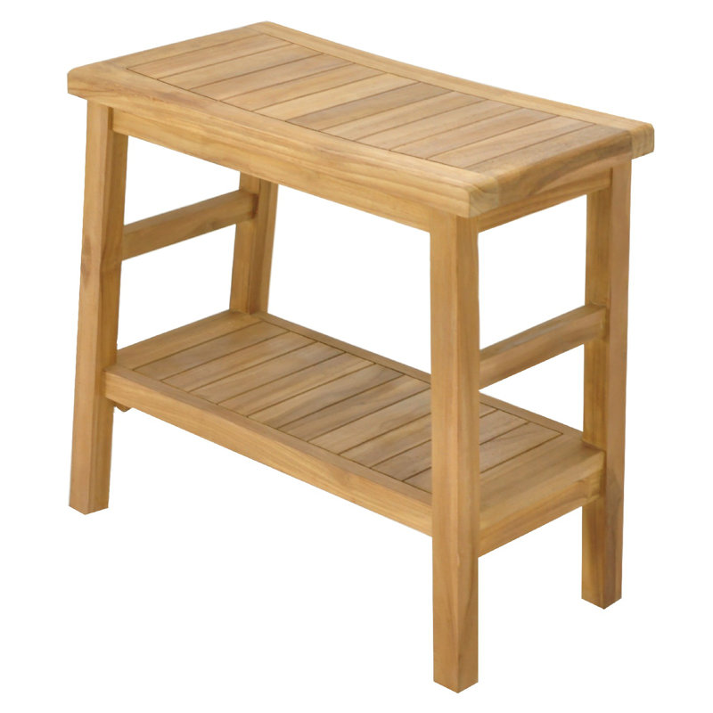 Whitman 24'' W Teak Shower Bench