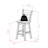 Joyate Swivel Solid Wood Counter Stool-1683385160