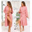 Rocklan Waffle Mid-Calf Bathrobe-511957921-511957934