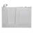 Aspen 60'' x 32'' Walk-in Whirlpool Acrylic Bathtub with Faucet-23011778-23011777