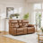 74.8" Wide Classic Power Reclining Loveseat - Top Grain Leather with Dual Recline, Storage Console, Cup Holders & USB Ports-87944557