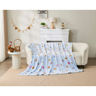 MXM FUN CRIOSSANT FLANNEL THROW 230X230 MULTI