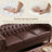 83.66'' Faux Leather Sofa-570051052