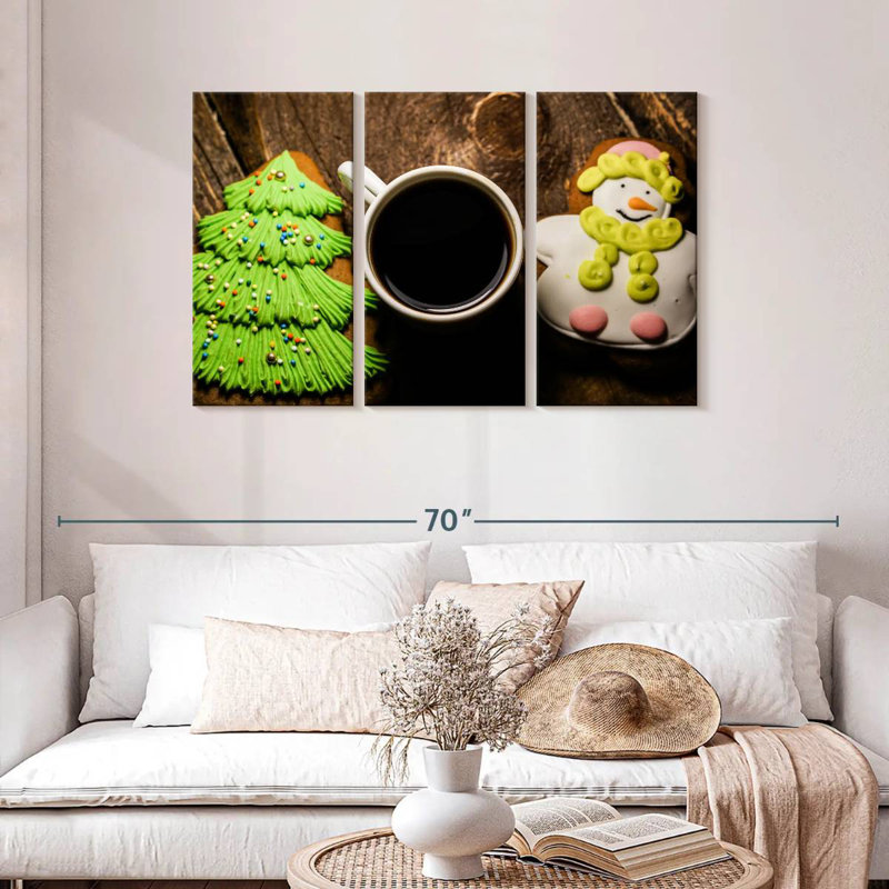 Yarlin Coffee Christmas Treats, 28" H x 45" W