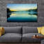 «Julian Price Lake in the Blue Ridge Mountains», reproduction de photo sur toile tendue-20121508