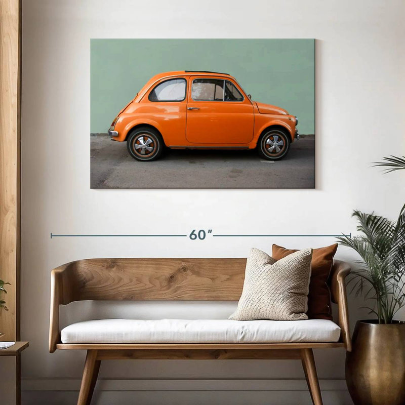 Fiat 500, H 30 po x l 45 po