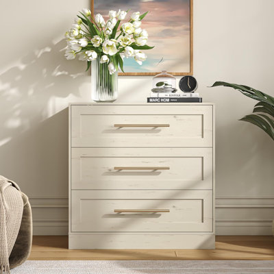 3-Drawer Cabinet, Kitchen & Dining Storage Sideboard