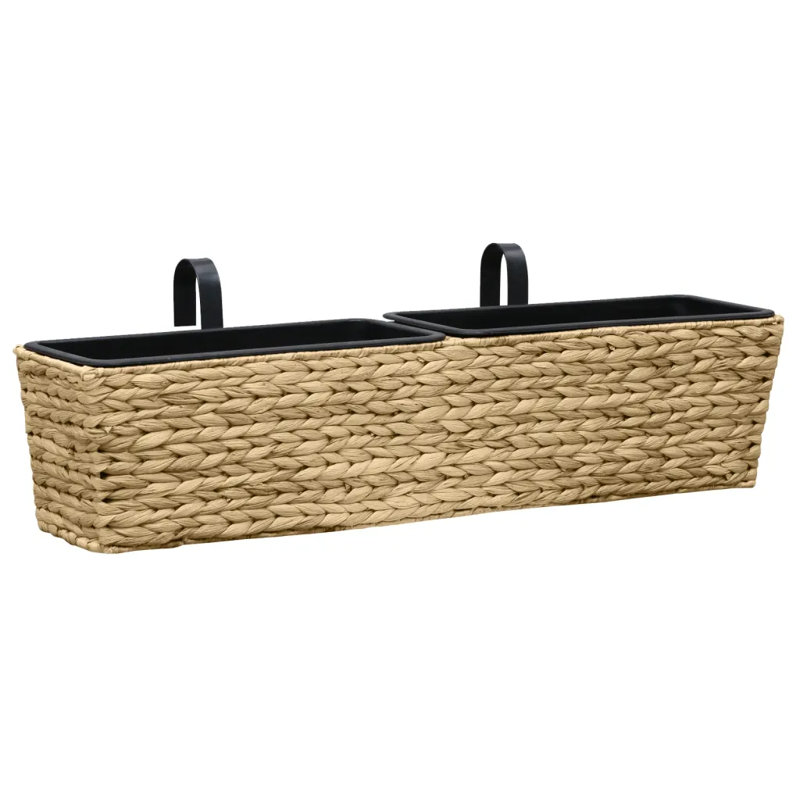 Aaradhy Plant Pots 2 pcs Water Hyacinth, Brown
