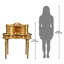 Lady Constance Solid Wood Writing Desk