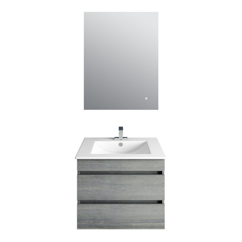 23.3'' Single Bathroom Vanity with Stone Top