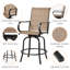 Tabouret de bar 28,7 po Diez-643639076-643639077