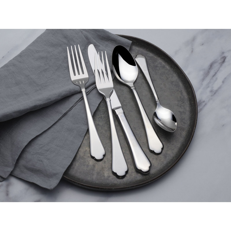 Mikasa Bellamy 20 Piece Flatware Set, Service For 4, 18/10 Stainless Steel
