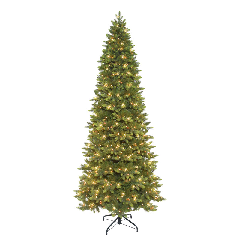 Lighted Artificial Spruce Christmas Tree, 9' H