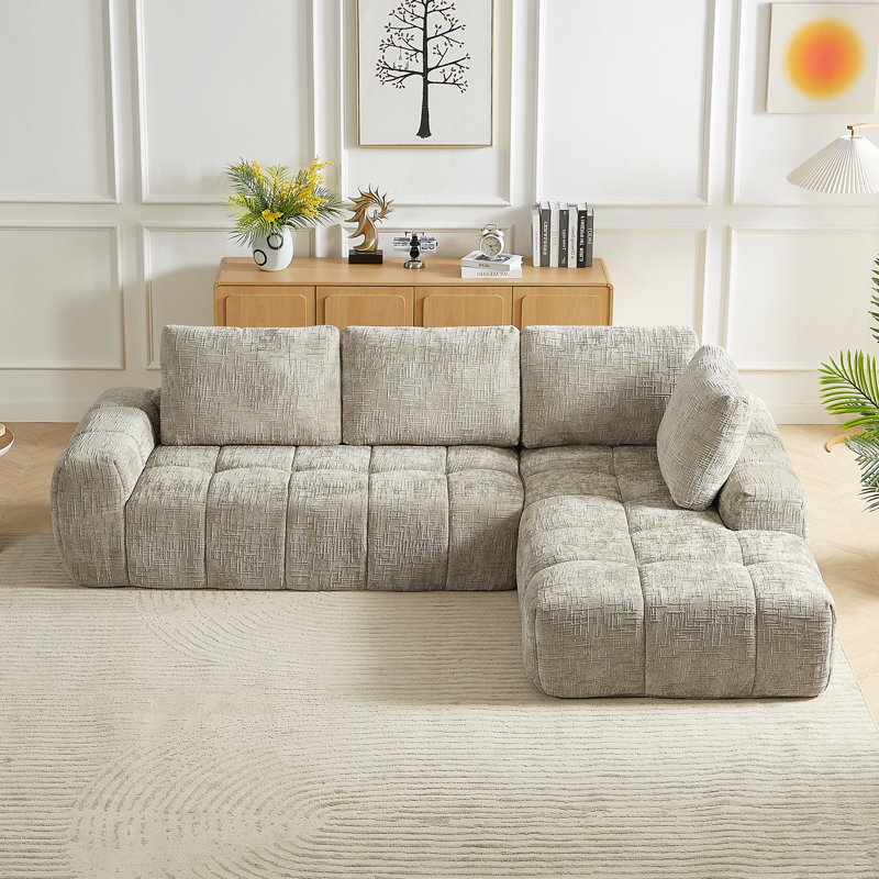 L-Shape Luxury Sectional Oversized Sofa