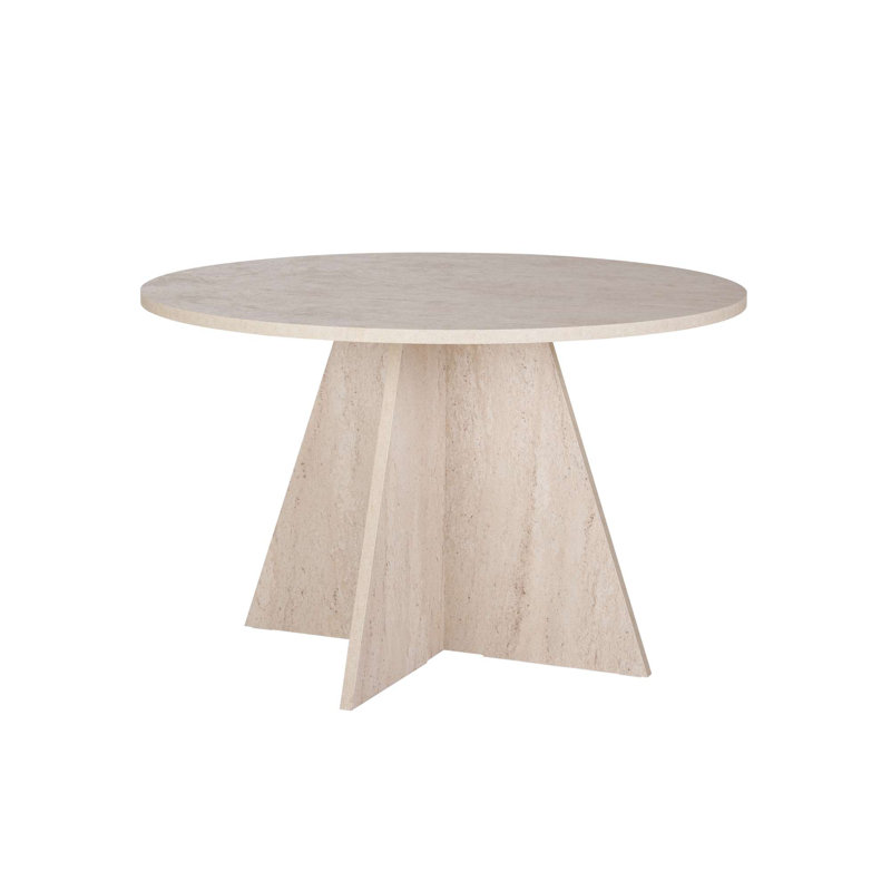 Teiah Dining Table, Travertine