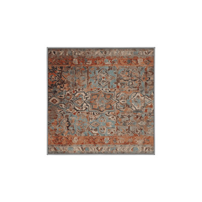 Machine Washable Brown Area Rug