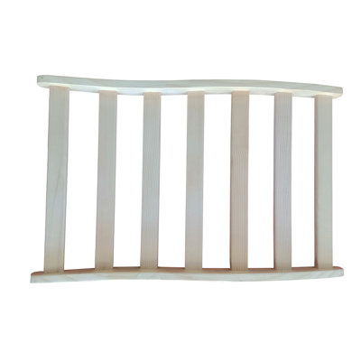 Hemlock Round Stick Sauna Backrest