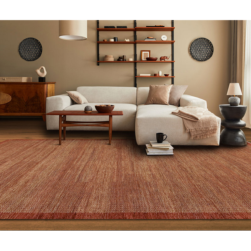 Textures Hand Knotted Wool Area Rug, Rectangle 8' x 10'